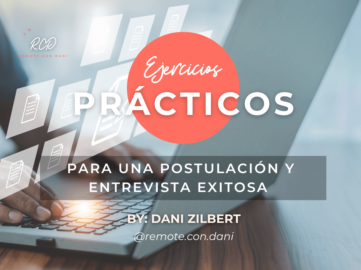 Ejercicios Prácticos para una Postulación y Entrevista Exitosa